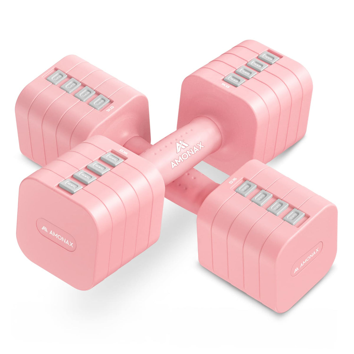 Adjustable Dumbbell Set – 5-in-1 Quick-Release (5kg ×2)