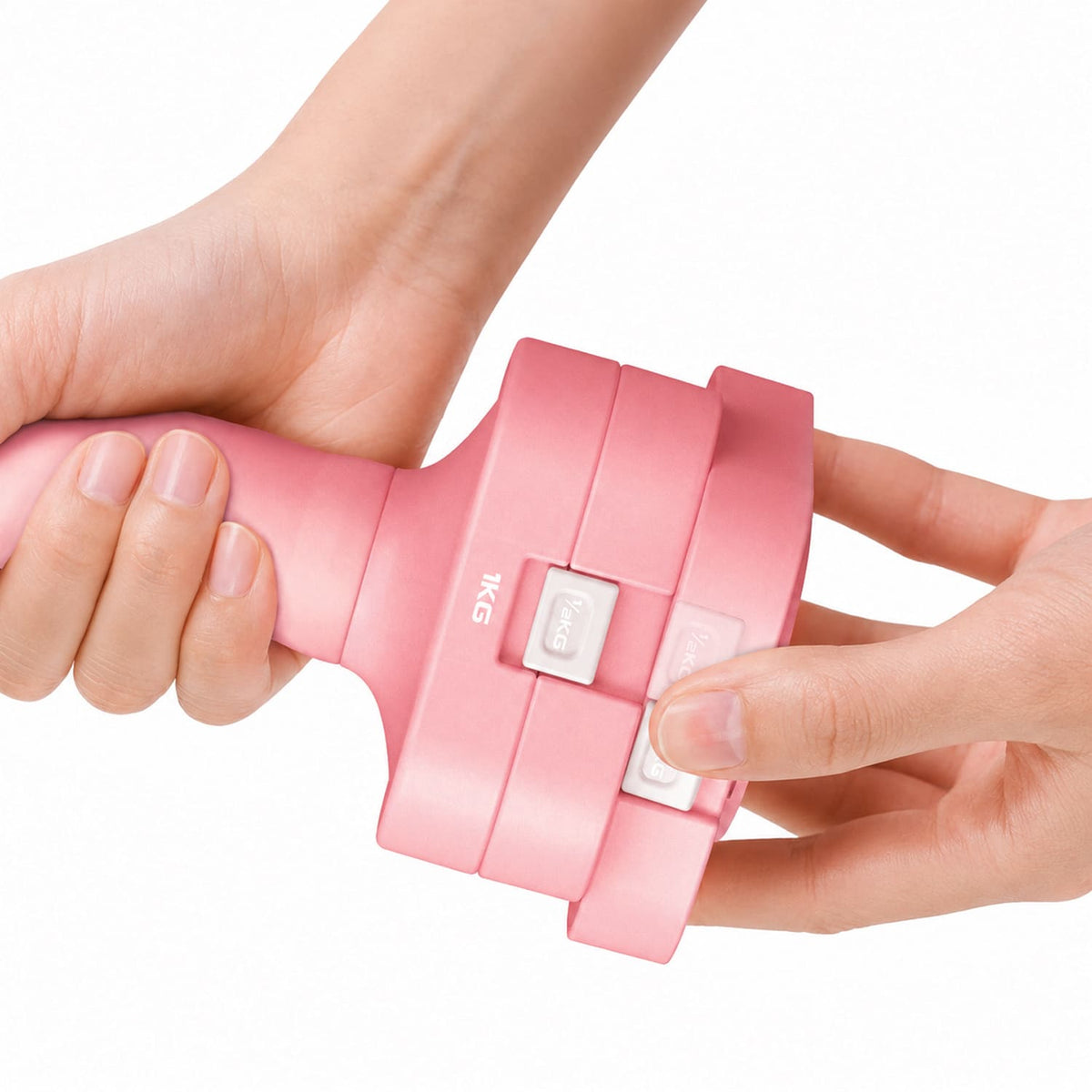 Adjustable Dumbbell Set – 5-in-1 Quick-Release (5kg ×2)