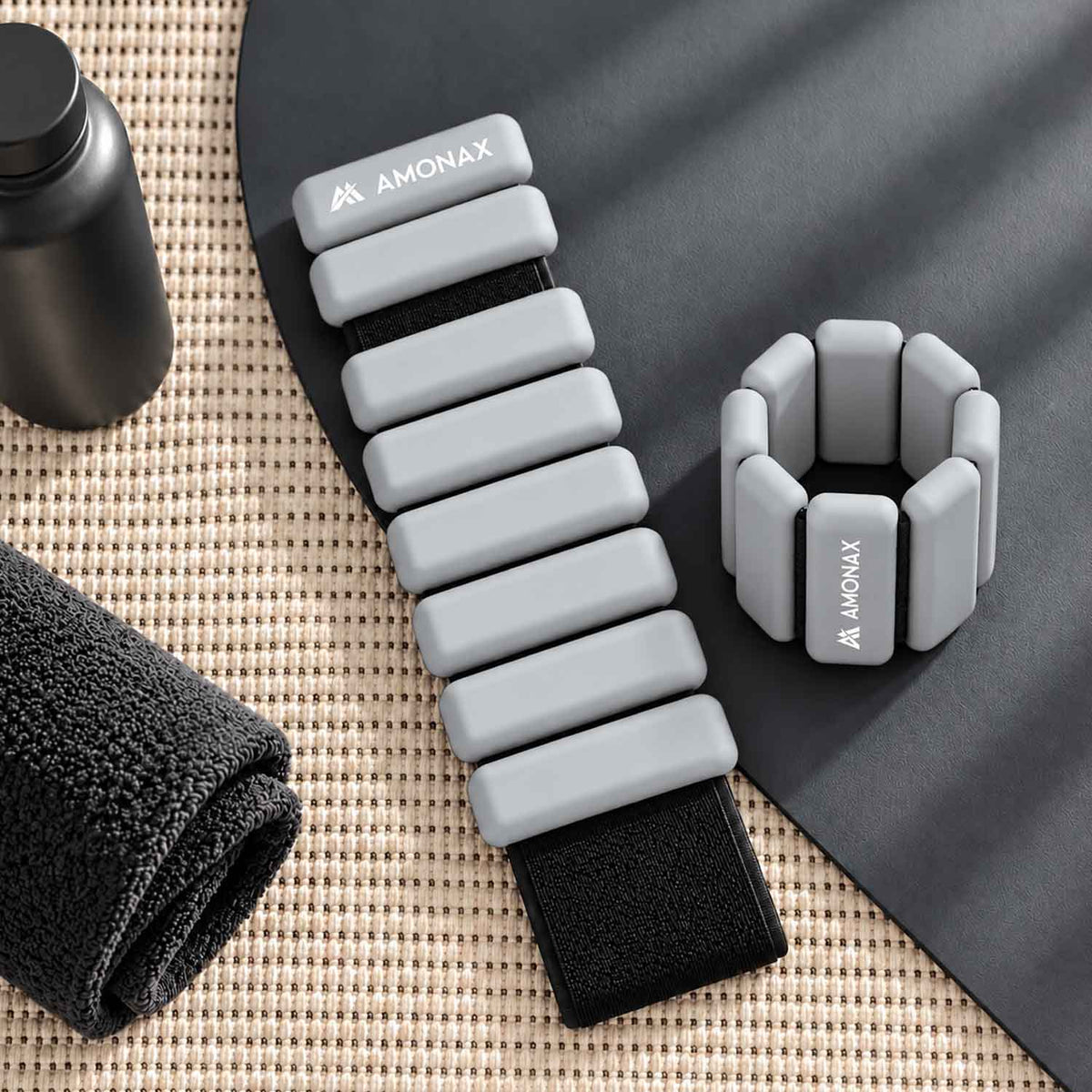Adjustable Wrist Weights for Yoga, Walking & Home Workouts – 1lb/2lb Pair