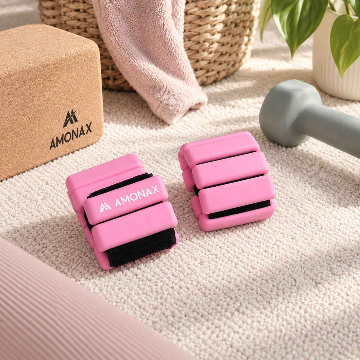 Adjustable Wrist Weights for Yoga, Walking & Home Workouts – 1lb/2lb Pair