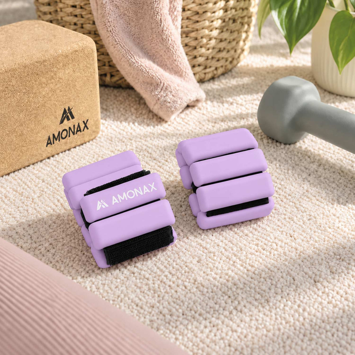 Adjustable Wrist Weights for Yoga, Walking & Home Workouts – 1lb/2lb Pair