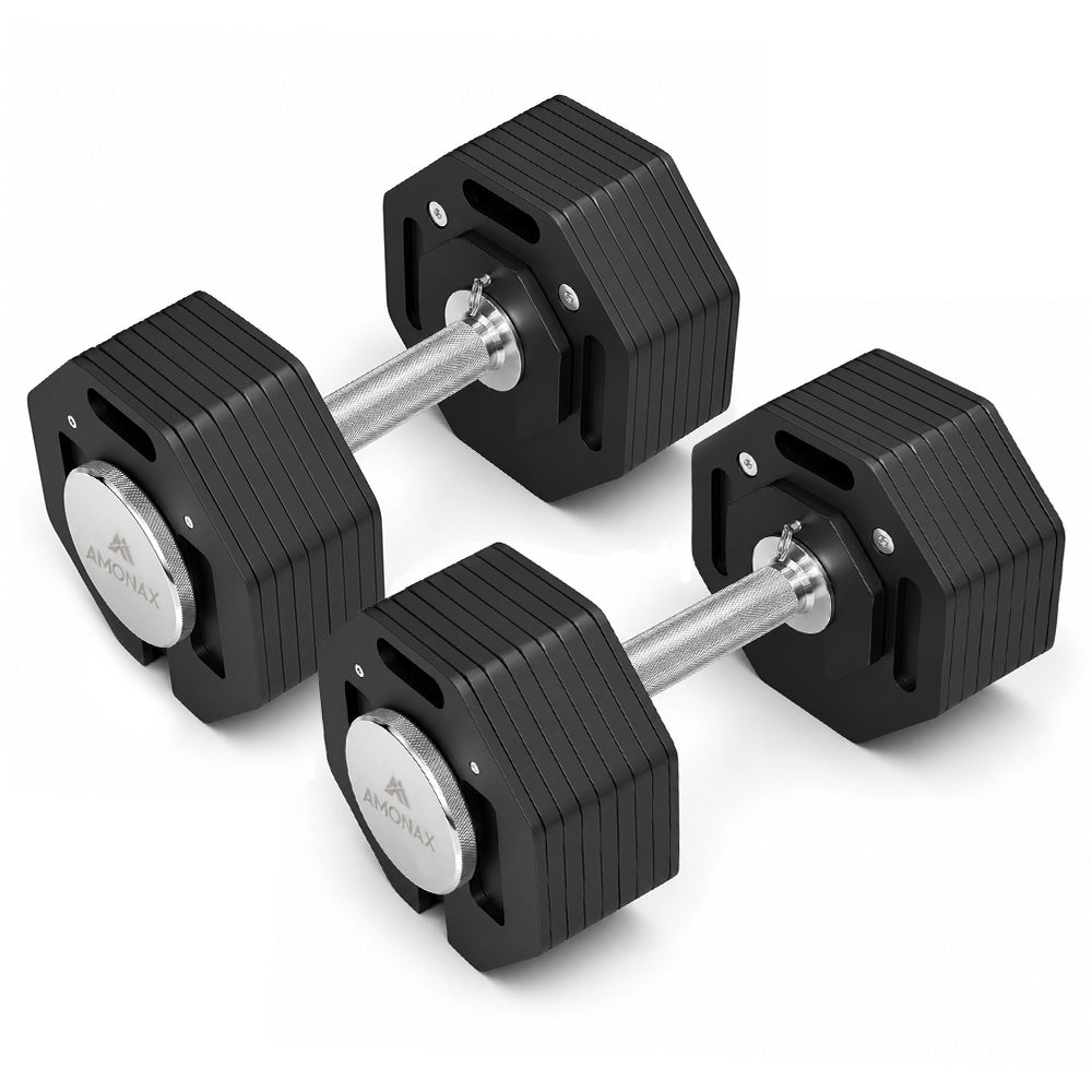 Quick-Change Plate-Loaded Adjustable Dumbbell (20kg / 36kg)