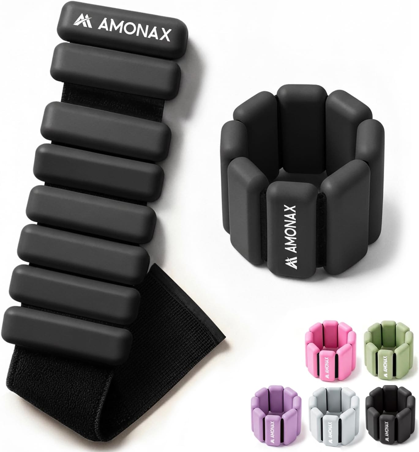 Adjustable Wrist Weights for Yoga, Walking & Home Workout - – 1lb/2lb Pair