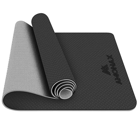 Yoga Mat Thick Non Slip Essential Yoga Equipment Black