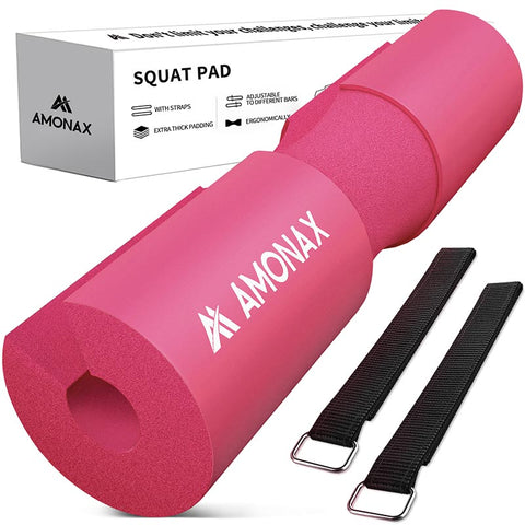 pink barbell pad
