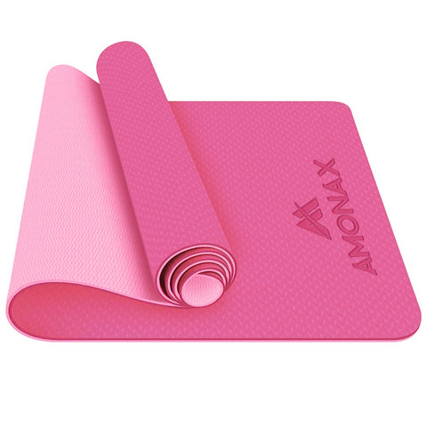 Yoga Mat, Natural Eco-Friendly TPE Yoga Equipment AMONAX