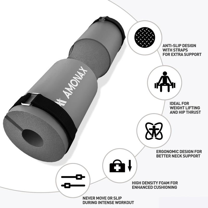 Thick Barbell Squat Pad For Hip Thrusts, Maximal Comfort