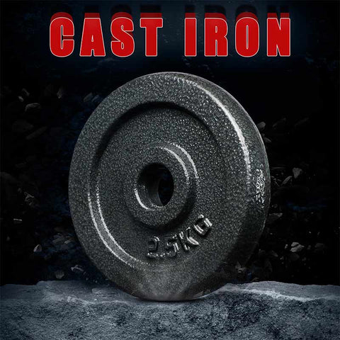 cast iron home dumbbell set