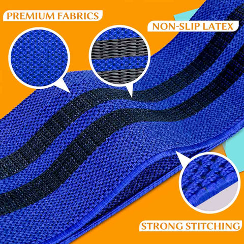 Fabric Hip Band Blue (Single)