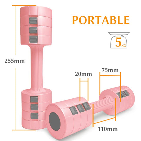 Easy weight adjustment (2KG – 5KG)