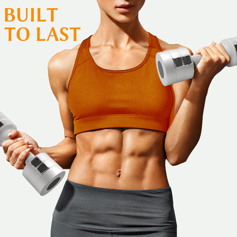 adjustable metal dumbbells set for women